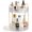 Clear, variant on Large Capacity Rotating Makeup Organizer Perfume Stand Holder, 2 Tier Clear | Skincare Storage for Dresser 360° Spinning Bathroom Counter Organizer for Vanity Lazy Susan Turntable