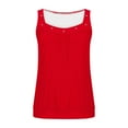 thumbnail image 5 of Juesizh Tank Tops for Women Plus Size Sleeveless V Neck Tops Casual Loose Solid Color Elasticity Summer Tee Tops, S-3XL, 5 of 6
