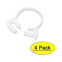 26.4mm-28.4mm Adjustable Ratchet Type Plastic Hose Tube Clamps Clips 4 Pcs