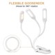 thumbnail image 4 of Clip On Rechargeable Eye Protect Desk Book Reading Lamp for Reading Bedside Bedroom, 4 of 5