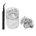 thumbnail image 3 of Lámina para uñas DIY, Nail Art DIY Gold Nail Art Flakes Nail Silver Flakes creadas magistralmente, 3 of 9