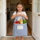thumbnail image 5 of Bolsa de supermercado plegable y reutilizable | Tela Oxford impermeable | Bolsa de compras de gran capacidad de 40 l con asas reforzadas para viajes y playa, 5 of 6