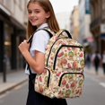 thumbnail image 6 of FKELYI Kids Backpack 17 Inch Spacious Schoolbag with Multi-Pockets for Elementary Student Portable School Bookbag Casual Daypack Flower Capybara Love Print Knapsack, 6 of 7