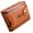 Brown, variant on Wallet for Men Money Clip With Card Holder Men's Wallet Short Personality Beauty Money Clip Men's Two-fold Buckle Multi-card Wallet Bag