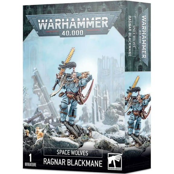 Games Workshop GAW99120101275 53-30 40K Space Wolves Ragnar Blackmane Miniatures