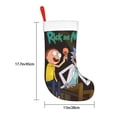 thumbnail image 4 of Rick And Morty Christmas Stocking 17.7" Classic Xmas Stockings For Family Holiday Fireplace Party Decorations, 4 of 8
