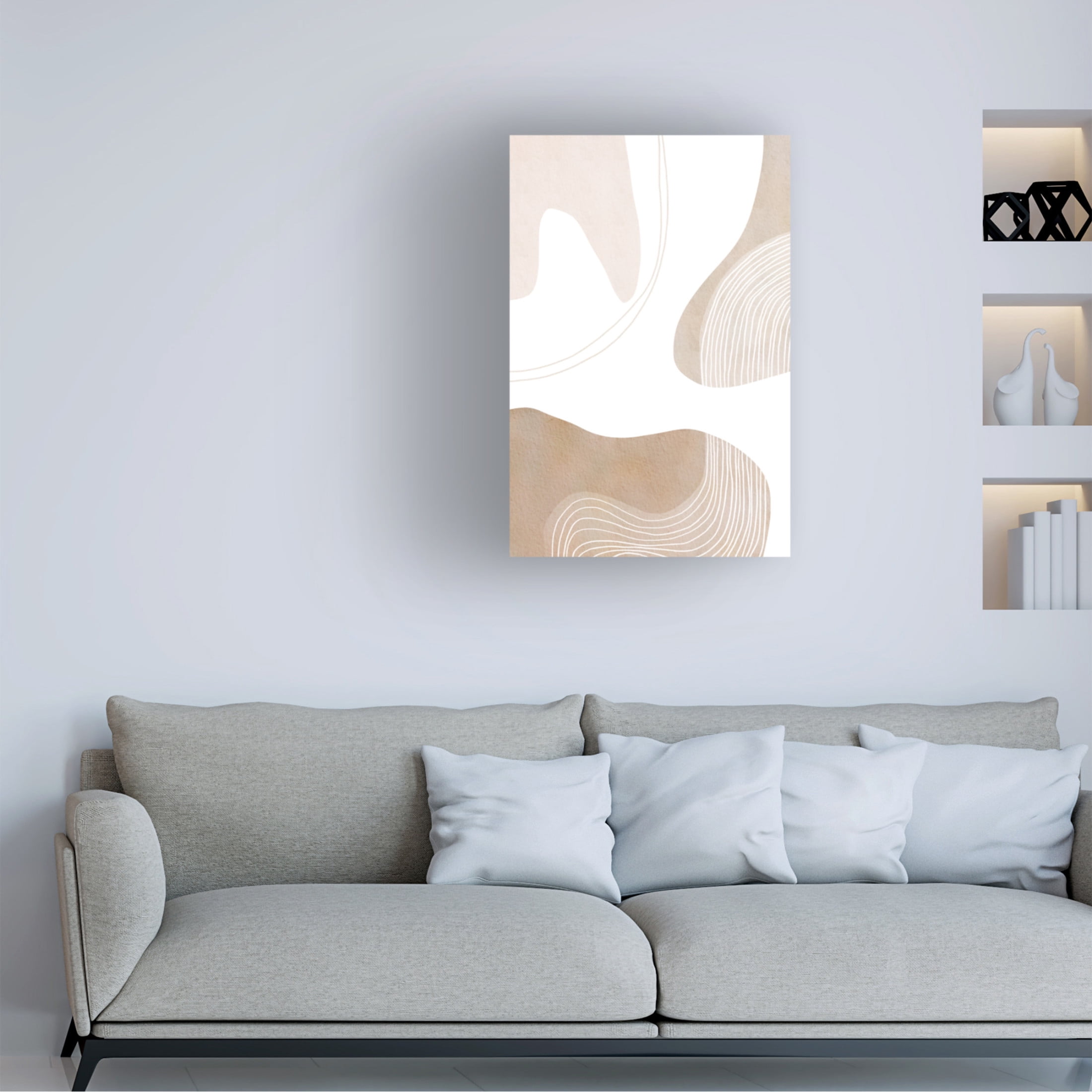 Trademark Fine Art Melloi Art Prints Abstract 8 Canvas Wall Art