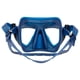 thumbnail image 4 of Visor Máscara Adulto CRESSI  Quantum Azul Metalico Dos Lentes Transparentes Bajo Volumen Antiempañante, 4 of 6