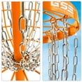 thumbnail image 4 of GSE Games & Sports Expert Professional Portable 24-Chain Disc Golf Targets Basket, PRO Disc Golf Practice Goal Baskets(Orange), 4 of 6