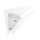 thumbnail image 5 of Regla triangular de dibujo mayimx herramienta duradera portátil ajustable borde liso, 5 of 9