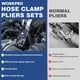 thumbnail image 4 of Juego de alicates para mangueras WORKPRO de 27 cm con banda plana y flexible, 4 of 7