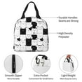 thumbnail image 2 of Kdxio Doodle Cute Cat Print Insulated Lunch Bag,Reusable Tote Lunch Box for Women Men,Leakproof Cooler Lunch Bags for Work Office Travel Picnic, 2 of 6