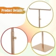 thumbnail image 6 of FVDPWYE Purse Display Stand Tabletop Adjustable Height for Dresser Exhibitions Store Rose gold, 6 of 9