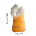 thumbnail image 3 of Cat Paw Resin Vase 5.63x2.76 Inch, Cute Shaped Mini Flower Vase for Living Room, Tabletop Decor for Office Shelf, 3 of 6