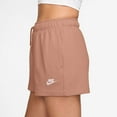 thumbnail image 3 of Women's Nike Sportswear Club Fleece Midrise Shorts Color: Gray Heather Size: X SMALL, 3 of 4