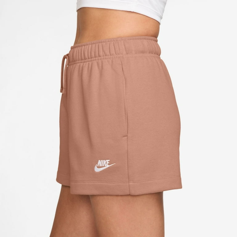 Women's Nike Sportswear Club Fleece Midrise Shorts Color: Soft
