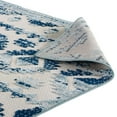 thumbnail image 4 of Modway Reflect 63x90.5" Takara Diamond Moroccan Trellis Area Rug in Ivory/Blue, 4 of 7