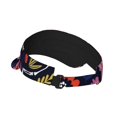 thumbnail image 2 of Balery Dancing Skeletons Floral Garden Sport Wear Athletic Visor Sun Sports Visor Hat Visor Adjustable Cap for Women and Men (One Size), 2 of 8