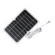 thumbnail image 1 of Weatherproof Solar Power Supply Solar Panel Charger for Surveillances Cameras, High Efficiency 5V1A With USB Cable, 1 of 4