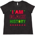 thumbnail image 3 of Inktastic I Am Black History Women's Plus Size T-Shirt, 3 of 5