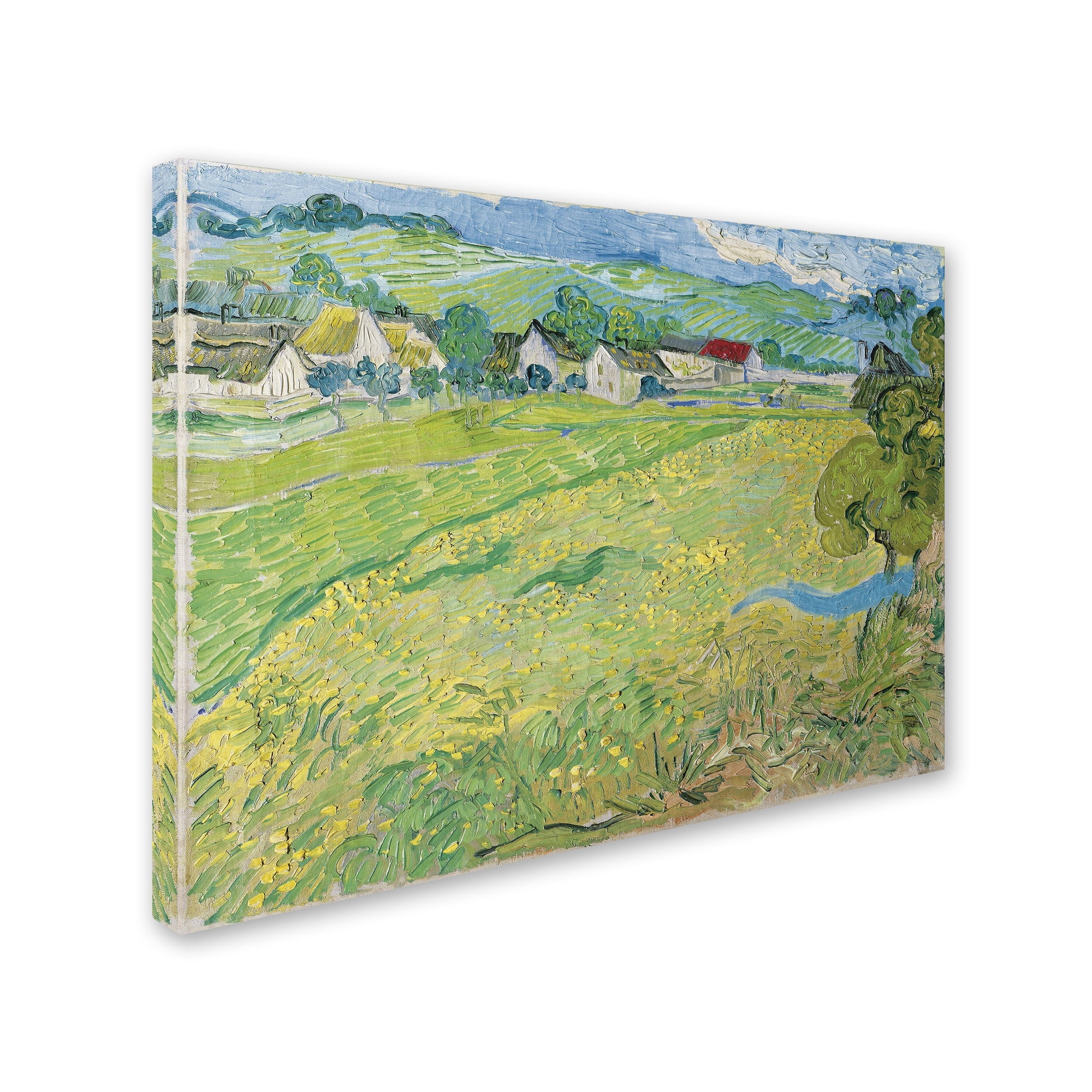 Trademark Fine Art 'Les Vessenots Au Auvers' Canvas Art by Van Gogh