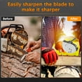 thumbnail image 4 of Uxcell Round Chainsaw File [12pcs] - Chainsaw Sharpener Files for Electric Chain Saw Chain- [Silver- 5/32 Inch,3/16 Inch], 4 of 7