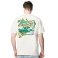 thumbnail image 2 of Men's Margaritaville  Cream Chicago Blackhawks Time Flies T-Shirt, 2 of 2