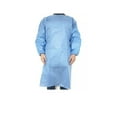 thumbnail image 4 of Gown Blue Disposable 45gsm Medical Non-Woven Protective Clothing 50 Ct, 4 of 4