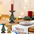 thumbnail image 2 of PEIBang Christmas Tree Candle Holder,Candlestick Holders Indoor Christmas Decorations,Decorative Candle Holders for Table Centerpiece Party Home Decor, 2 of 6