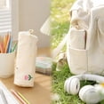 thumbnail image 4 of Cute Corduroy Pencil Case Pouches with Zipper, Large Flower Printing Pen Bag Stationery Marker Organizer, Pencil Case Dispenser for Classroom School Crayon Box, 4 of 7
