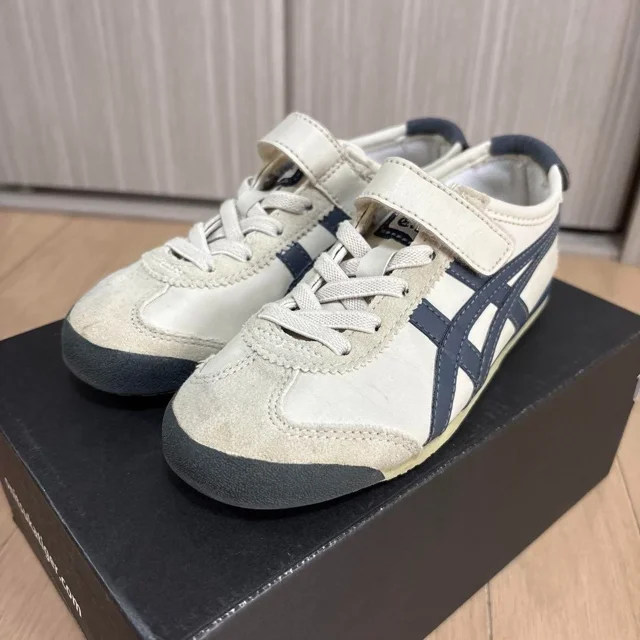 Onitsuka Tiger MEXICO 66 Unisex Kid's Birch/Indian Shoes Sneakers size 18.5cm