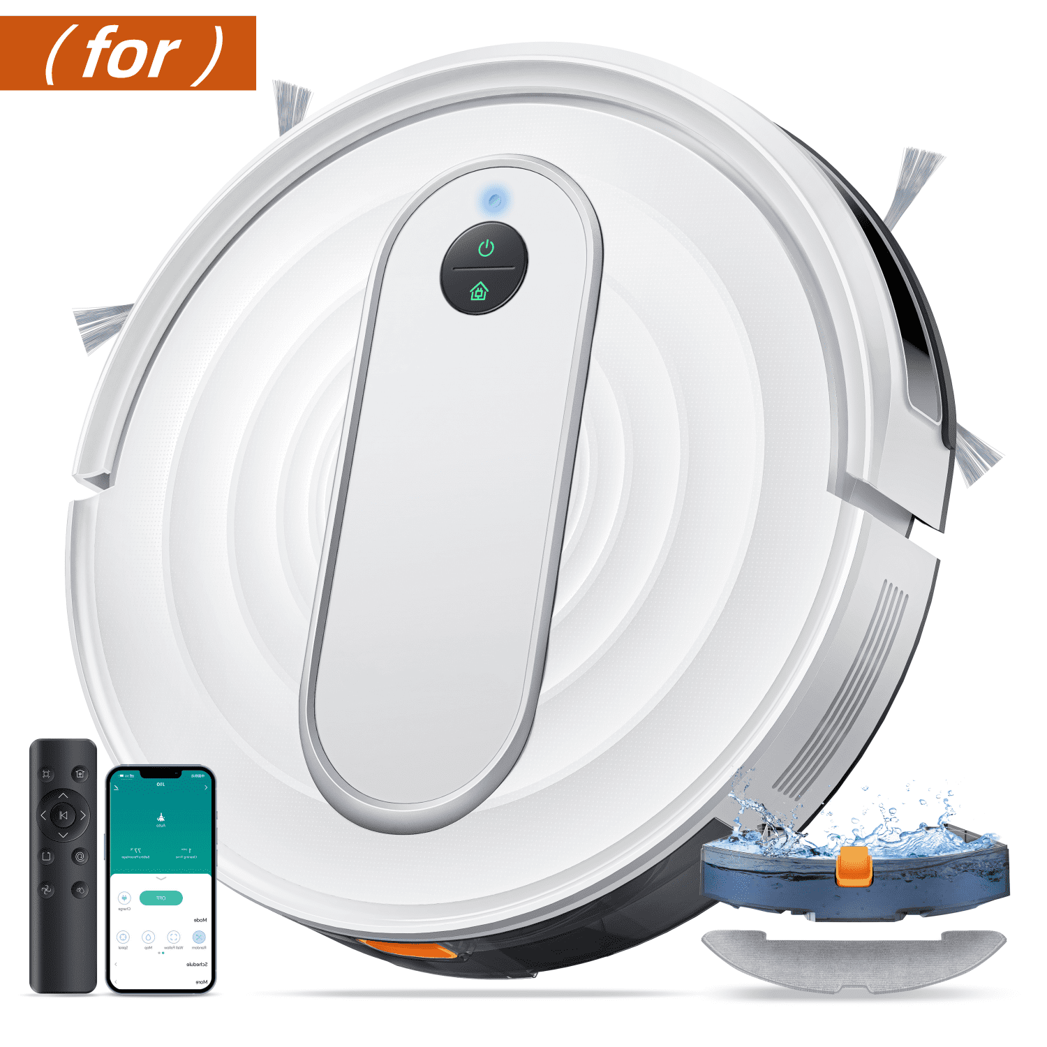 Robot Vacuum and Mop Combo Accessories for AIRZEEN R7 / Laresar