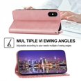 thumbnail image 2 of Étui compatible pour iPhone TP Max, Étui Portefeuille en Cuir avec Sangle Bon Marché et Fin, 2 of 5