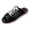 Black, variant on Womens Denim Slides Summer Casual Lace up Sandals Open Toe Canvas Slippers Comfy Slip on Walking Sports Sneakers Shoes Black Size 10