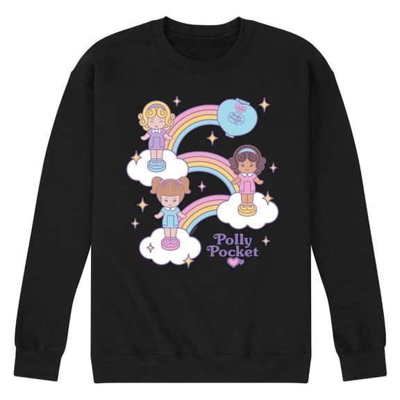 Polly Pocket - Polly Pocket Rainbows - Men's Crew Fleece Sweatshirt
