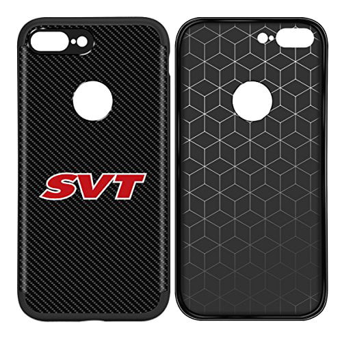 Wat Ideaal onvergeeflijk iPhone 7 Plus Case, iPhone 8 Plus Case, Ford SVT Shockproof Black Bumper  Carbon Fiber Textures Cell Phone Case - Walmart.com
