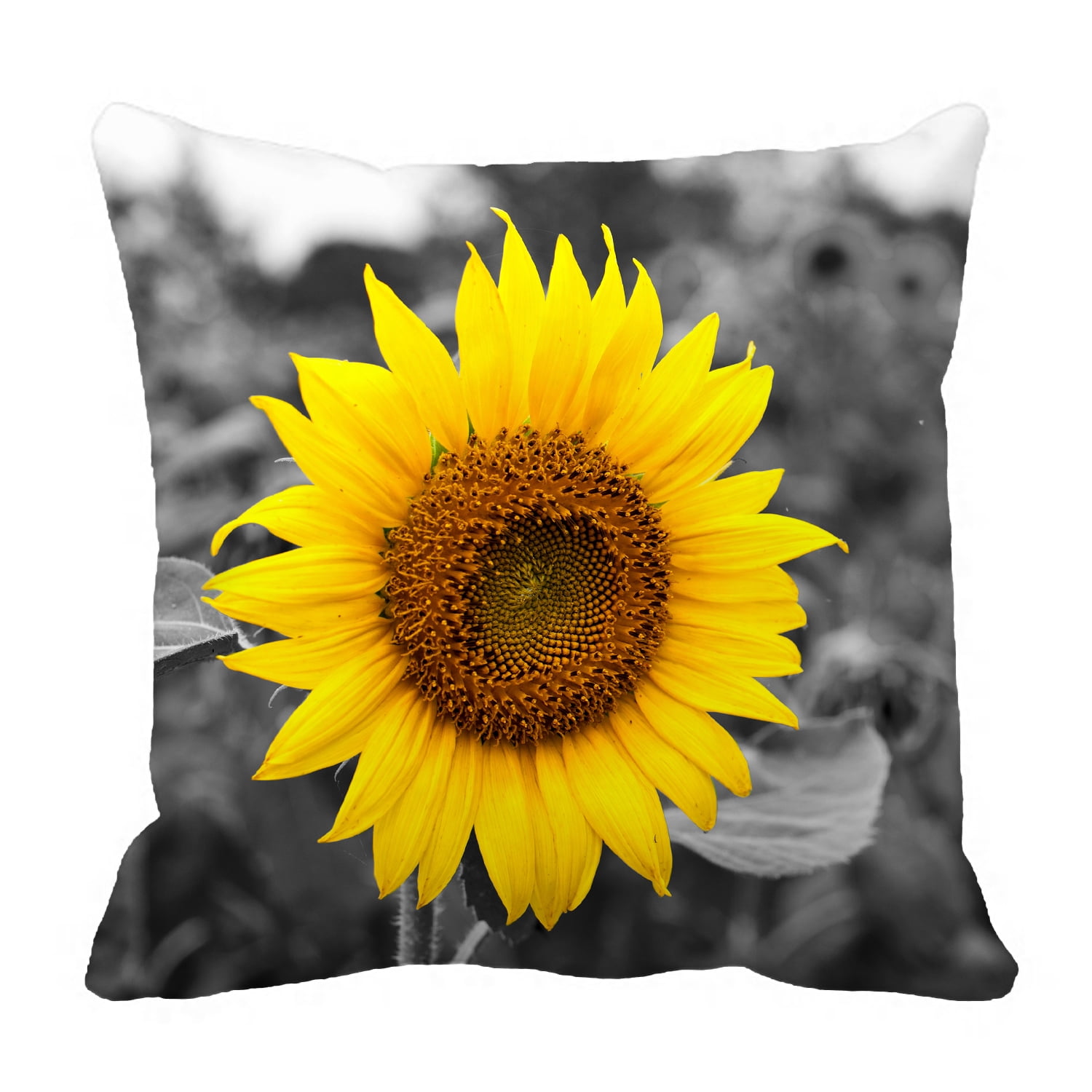 YKCG Sunflower Artwork Pillowcase Pillow Cushion Case Cover Twin Sides 18x18 inches