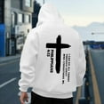 thumbnail image 4 of Men's Hoodies Letter Printed Pullover Fleece Lined Hooded Sweatshirts with Pockets Fall Outwears Work Wear Sweaters Hoody Long Sleeve Tops Sportswear Hoodie for Men, 4 of 7