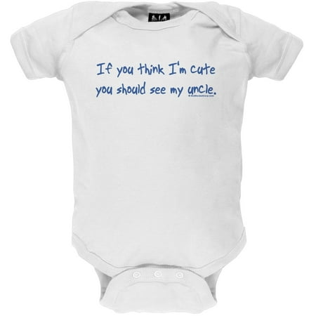 

You Should See My Uncle Baby One Piece - 3-6 months