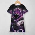 thumbnail image 3 of Valorant Omen Girls Short Sleeve Dress Soft Cute Designs Dresses Casual T-Shirt Dress 110CM, 3 of 7