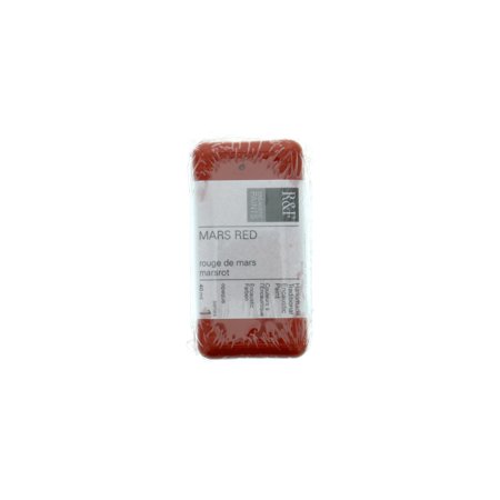 UPC: 0836943000193 | R&F Handmade Paints Encaustic Paint Cake  40ml  Mars Red