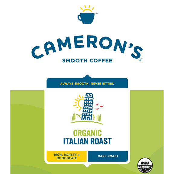 Cameron's Coffee Organic Italian Roast Whole Bean Coffee - 4lb