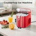 thumbnail image 2 of WAA Portable Ice Maker, 26 Lb/24H, Red, 2 of 7