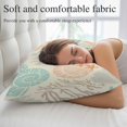 thumbnail image 5 of Coastal Turquoise Small Pillow Covers,Ocean Coral Starfish Shell Modern Sea Breathable Throw Pillow Cases with Invisible Zipper,Decorative Pillowcase Pillows Protectors for Sofa Bed Chair 12"x20", 5 of 9