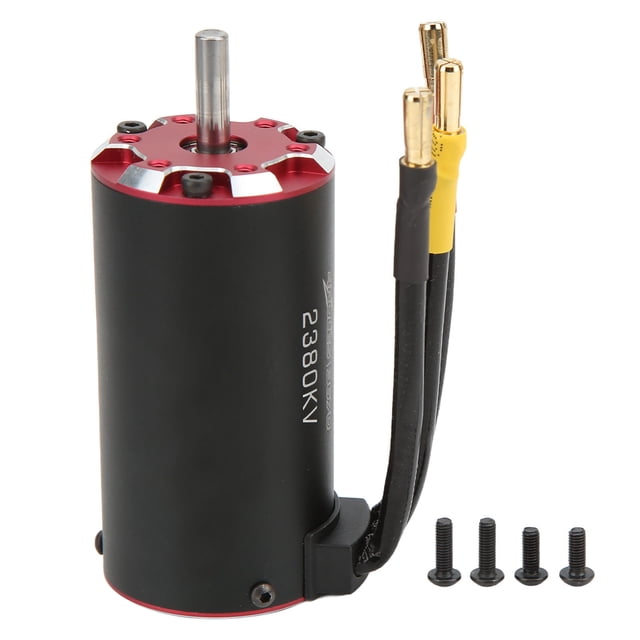 Motor sin escobillas KV, 3670 2380KV Motor sin escobillas con sensor de temperatura supersónico sin escobillas de 4 polos Rendimiento inigualable