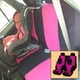 thumbnail image 5 of Fundas de asiento 8 piezas resistentes al desgaste Macarena All Seasons Suvs Rosado, 5 of 7