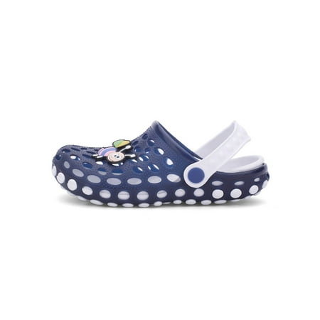 

Rotosw Adult Sandals Pure Color Clogs Closed Toe Shoes Comfortable Slip On Slippers Indoor Non Flats Dark Blue 11C-11.5C