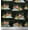 Black, variant on Soimoi Crepe Silk Fabric House,Snowfall & Tree Nature Fabric Prints by Yard 42 Inch Wide
