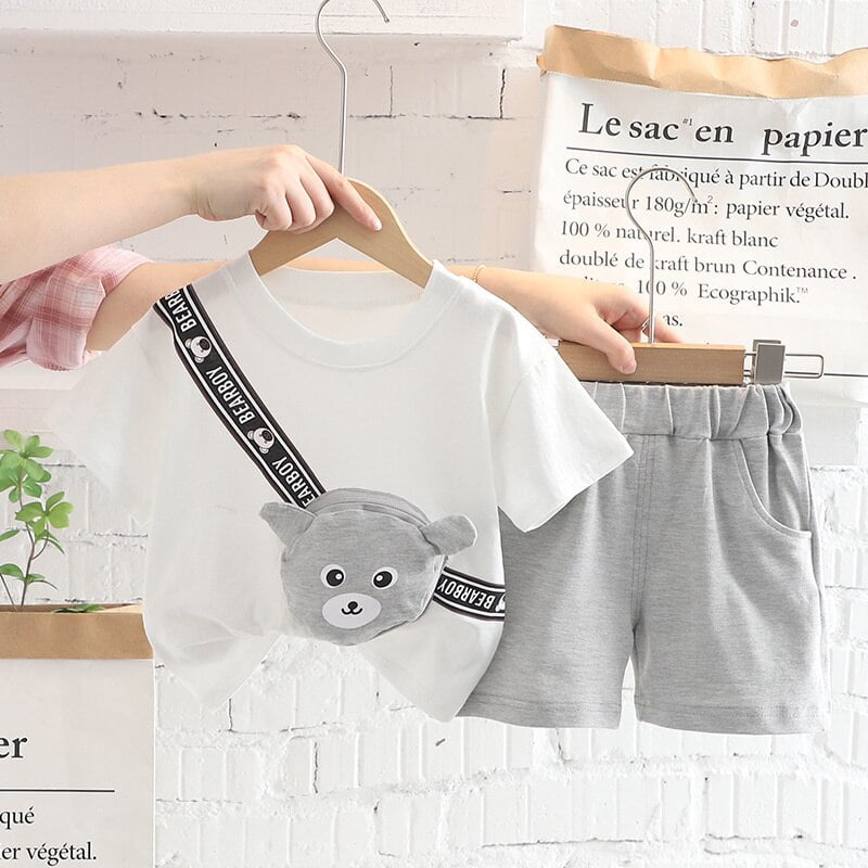 Ropa Bebe Niño Verano De A Meses Camisetas Y Pantalones Cortos