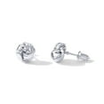 thumbnail image 6 of 14K Gold Plated Sterling Silver Post Love Knot Stud Earrings | Gold Earrings for Women, 6 of 7